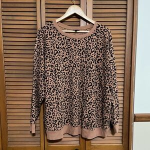 Torrid Brown Leopard Print Top